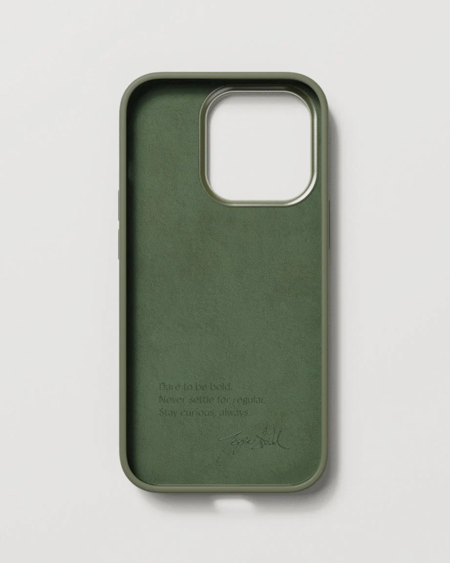 Bold Case - iPhone 14 Pro - Linen Beige & Olive Green - Image 5